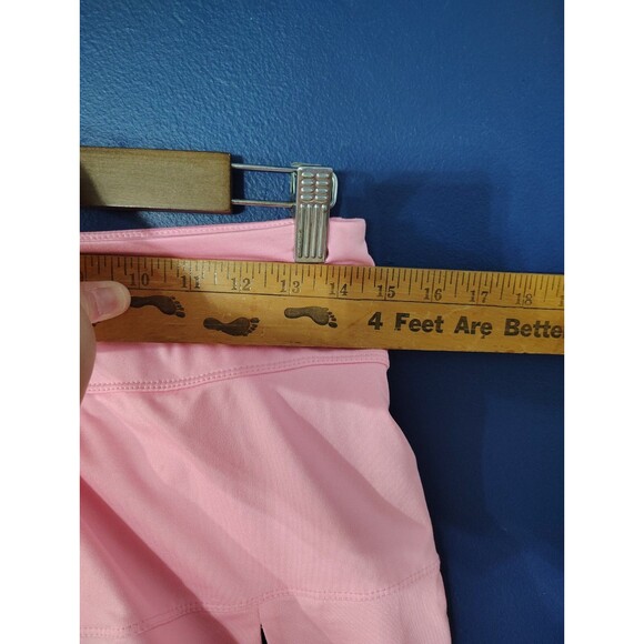 Bolle Tennis Skort Sz S Pink Gray Pleated Matching Compression Shorts Stretch - Picture 7 of 8